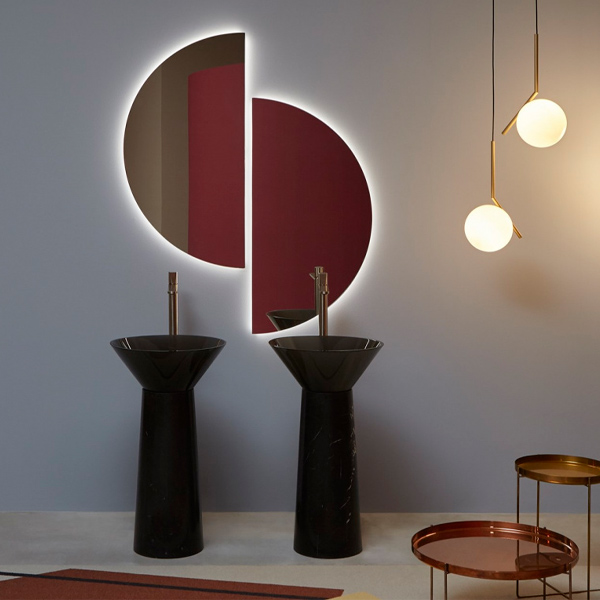 Зеркало AVS Малави D1000 1/2 1шт LED ИК-датчик