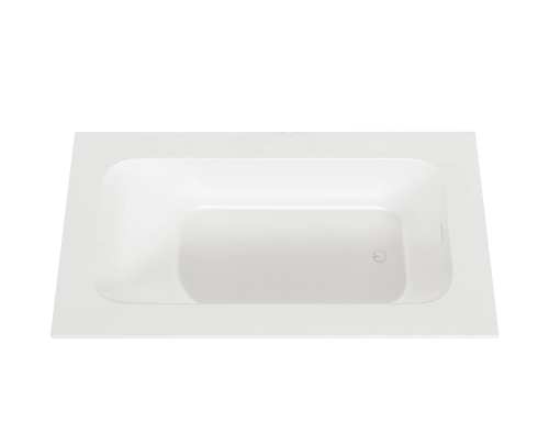 Ванна из искусственного камня Salini Orlando Vasta Kit S-Stone 190х100 белая матовая, с ножками и донным клапаном