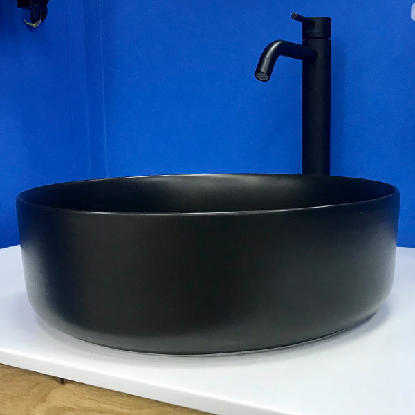 Раковина AVS Джули 36х36 черная матовая Раковина AVS Джули 36х36 черная матовая