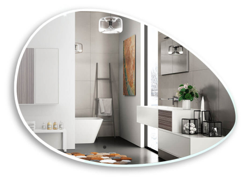 Зеркало с подсветкой AVS Свияж 90x60 см