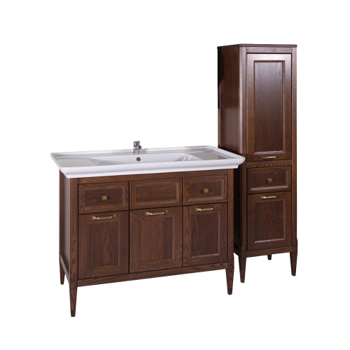 Мебель для ванной ASB Wood Line Гранда 105 антикварный орех