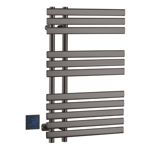 Полотенцесушитель электрический Boheme Venturo 723-GM 50x80 оружейная сталь