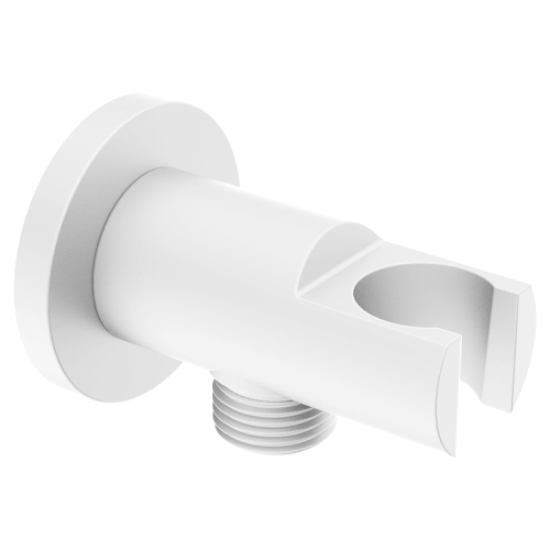 Шланговое подключение с держателем AVS 811-601-MW белый матовый Шланговое подключение с держателем AVS 811-601-MW белый матовый