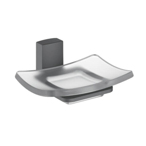 Мыльница графит Accoona A12502AT