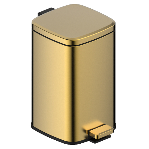 Ведро для мусора AVS Универсал 827-034-BG 12 л, брашированное золото