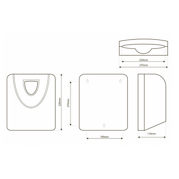 Диспенсер бумажных полотенец Hotel Bemeta 121103014