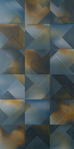 Керамогранит AVS by Colortile Ethnic Lost Blue Decor 60x120 матовый