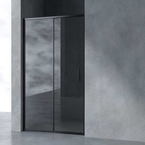 Душевая дверь в нишу AVS Вектор 110 см профиль черный, стекло прозрачное Душевая дверь в нишу AVS Вектор 110 см профиль черный, стекло прозрачное