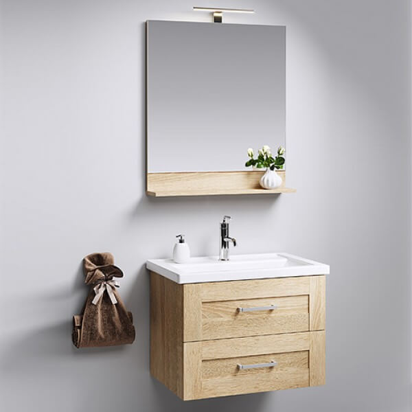 Тумба с раковиной 70 подвесная Foster Aqwella FOS01072DS