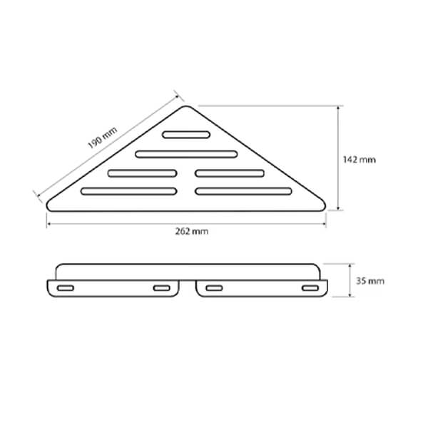 Мыльница угловая White Bemeta 102308264