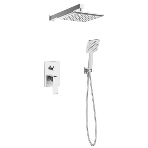 Душевая система скрытого монтажа 6в1 Squared Chrome Esko 6in1 SQ