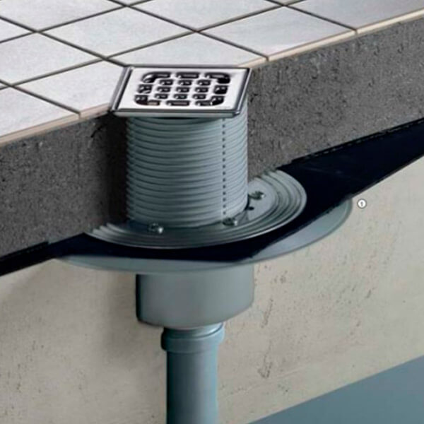 Трап 100х100х50 Advantix Viega 556914