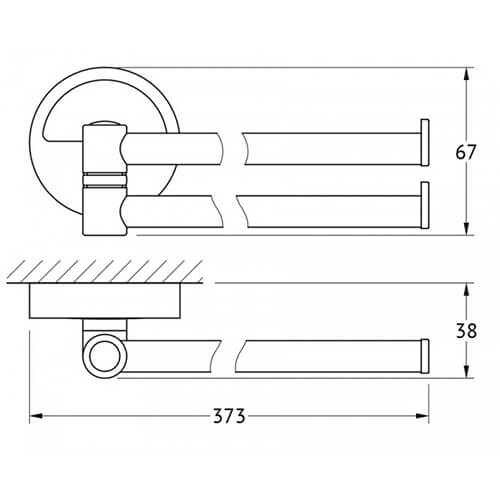 Полотенцедержатель Elite Classic K020