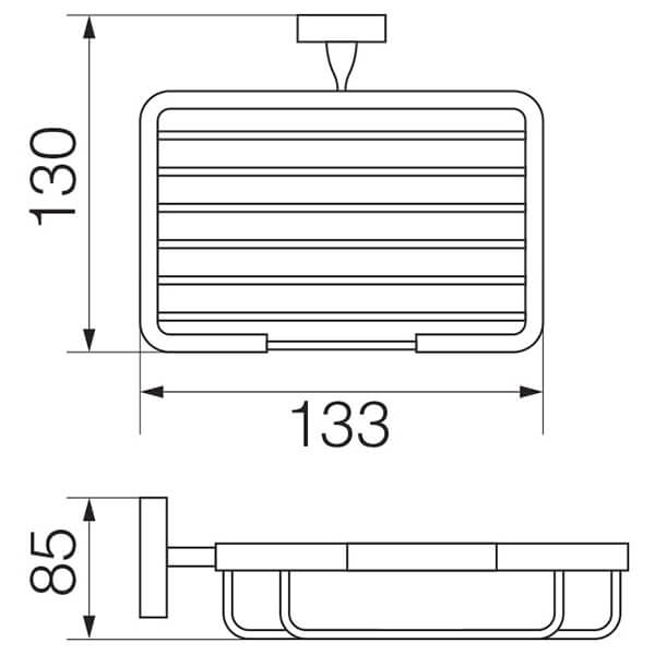 Мыльница Bonjour Veragio VR.BNR-7852.BR