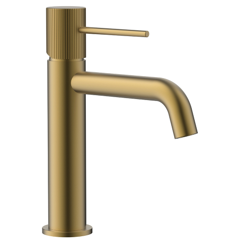 Смеситель для раковины AVS Pulse брашированное золото