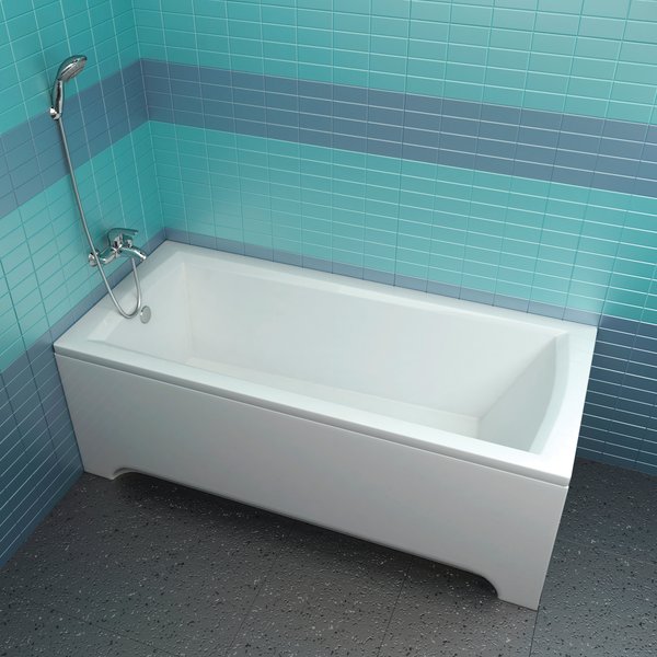 Акриловая ванна Ravak Domino Plus 170x70 белая с ножками и экранами Акриловая ванна Ravak Domino Plus 170x70 белая с ножками и экранами