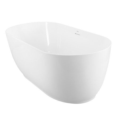 Акриловая ванна BelBagno BB413 170x80 белая матовая с ножками