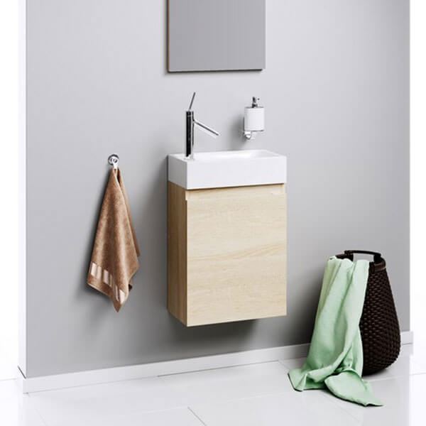 Тумба с раковиной 40 подвесная Leon-MP Aqwella Ln-MP.01.04/DS