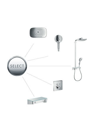 Душевая лейка Air Raindance Select 3 режима Hansgrohe 26530400 Душевая лейка Air Raindance Select 3 режима Hansgrohe 26530400