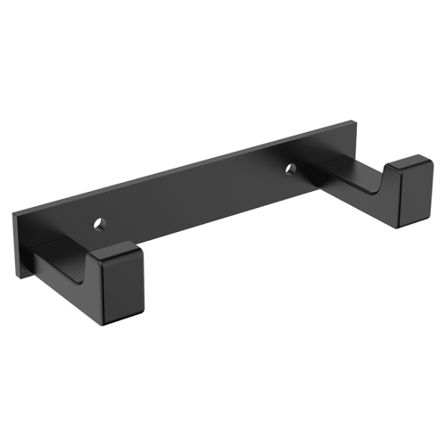 Планка AVS Rook, черный матовый, 2 крючка