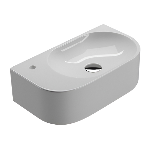 Рукомойник AVS Эстер 40x22 R, белый