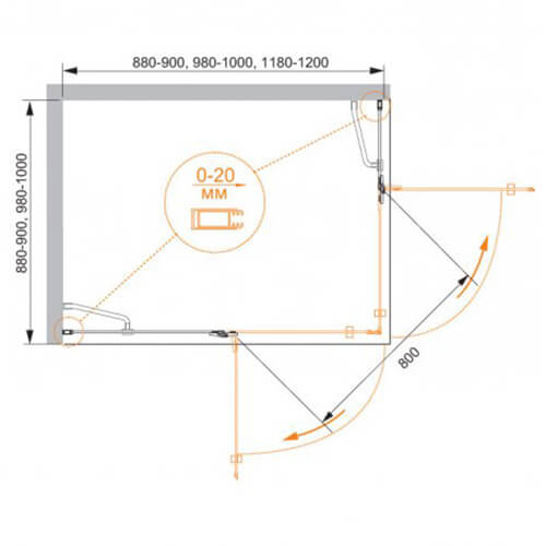 Душевой уголок Cezares Bergamo BERGAMO-W-AH-2-120/100-C-Cr-R 120x100 профиль хром, прозрачное стекло Душевой уголок Cezares Bergamo BERGAMO-W-AH-2-120/100-C-Cr-R 120x100 профиль хром, прозрачное стекло