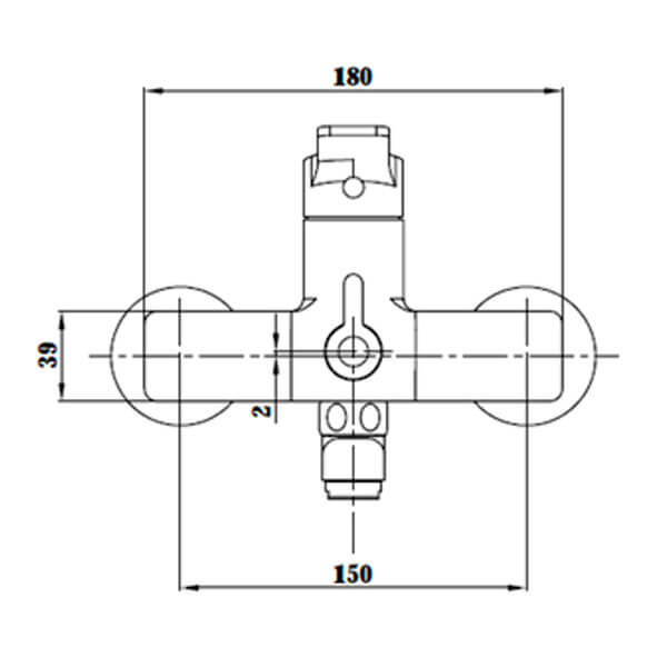 Смеситель универсальный Esko Singapore black SB 31 черный матовый