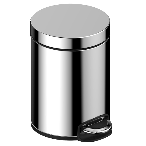 Ведро для мусора AVS Универсал 827-031-SS 5 л, нержавеющая сталь