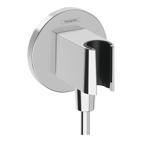 Шланговое подключение с держателем Hansgrohe FixFit S 26888000 хром Шланговое подключение с держателем Hansgrohe FixFit S 26888000 хром