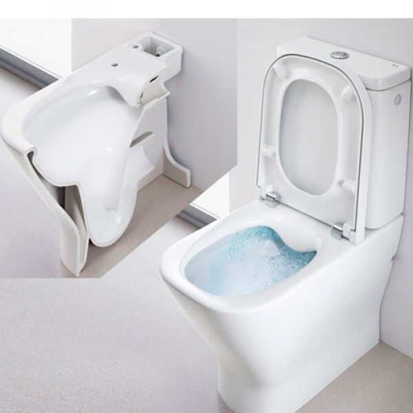 Унитаз-компакт Roca Gap 34273700Н безободковый с микролифтом