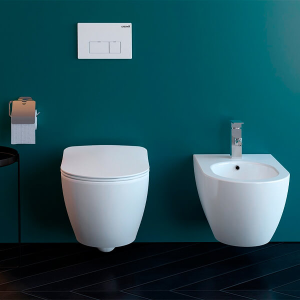 Биде подвесное Creavit Free FE510-00CB00E-0000 белое