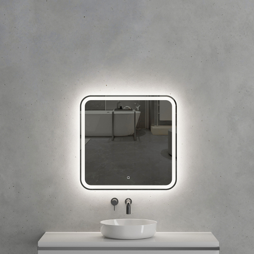 Зеркало с подсветкой AVS Байкал 70x69 см