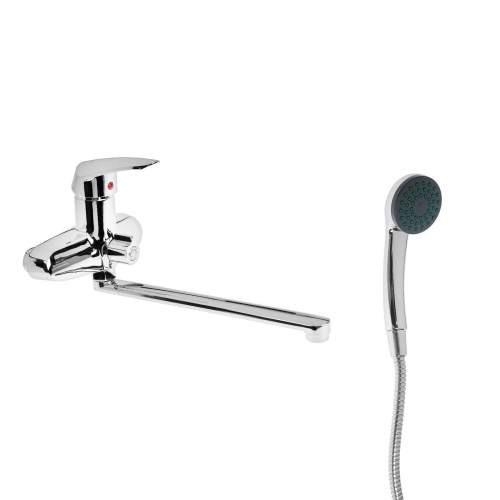 Смеситель д/ванны однорычажный, излив 300 мм, хром Accoona