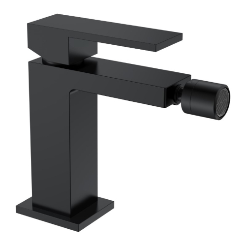 Смеситель для биде Boheme Qubic 476-B черный матовый