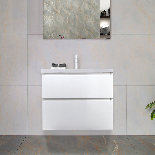 Тумба с раковиной AVS Гармония 60 белая (раковина 01 белая глянцевая)