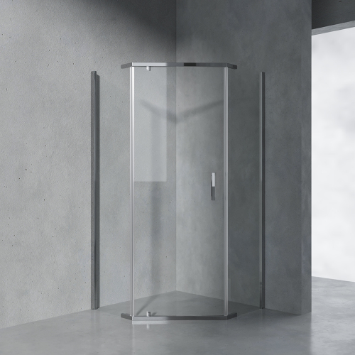 Душевой уголок AVS Трапеция 90x90 профиль хром, стекло прозрачное Душевой уголок AVS Трапеция 90x90 профиль хром, стекло прозрачное
