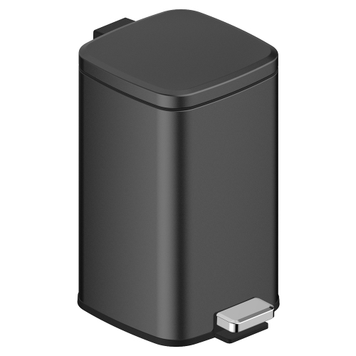 Ведро для мусора AVS Универсал 827-034-MB 12 л, черный матовый