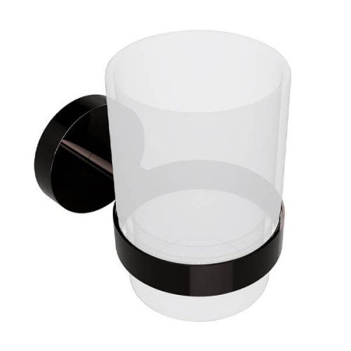 Стакан Hematit Bemeta черный глян...