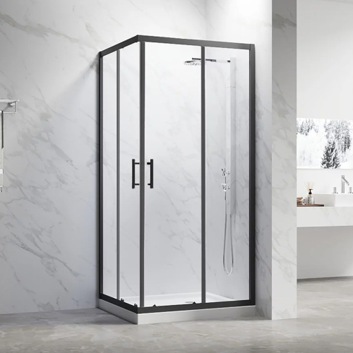 Душевой уголок Veconi Rovigo RV-27B 100х80 профиль черный матовый, стекло прозрачное Душевой уголок Veconi Rovigo RV-27B 100х80 профиль черный матовый, стекло прозрачное