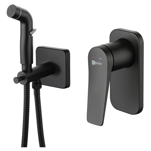 Гигиенический душ со смесителем Lemark Bronx LM3719BL С ВНУТРЕННЕЙ ЧАСТЬЮ, черный матовый Гигиенический душ со смесителем Lemark Bronx LM3719BL С ВНУТРЕННЕЙ ЧАСТЬЮ, черный матовый