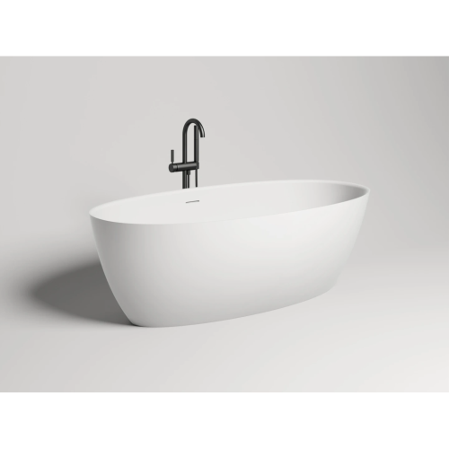 Ванна из искусственного камня Salini Alda S-Stone 170х80 белая матовая, с донным клапаном