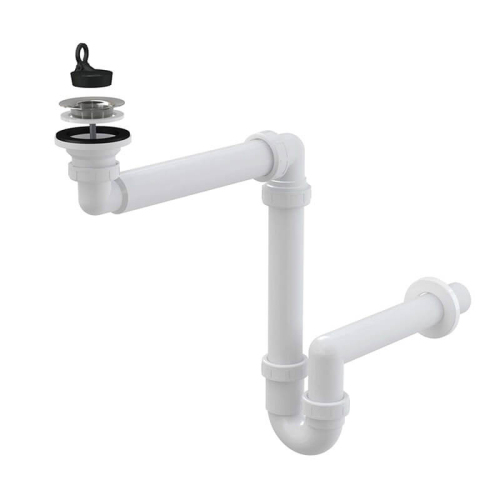 A413 Сифон для умывальника экономящий пространство D 63 ALCAPLAST A413 Сифон для умывальника экономящий пространство D 63 ALCAPLAST