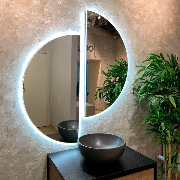 Зеркало AVS Малави D1000 1/2 1шт LED ИК-датчик