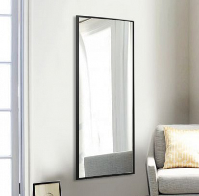 Зеркало AVS Опера 60х120 см, черное