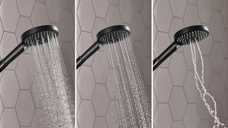 Душевая стойка Hansgrohe Raindance Select S 27633670 черный матовый