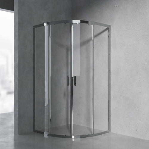 Душевой уголок AVS Раунд Изи 100x100 профиль хром, стекло прозрачное Душевой уголок AVS Раунд Изи 100x100 профиль хром, стекло прозрачное