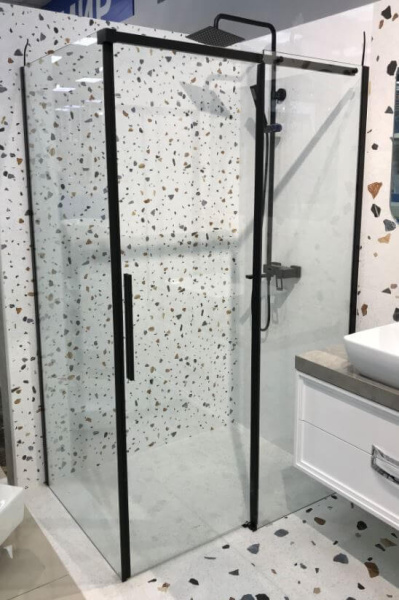 Душевой уголок BelBagno Acqua ACQUA-AH-1-120/90-C-NERO 120х90 профиль черный, прозрачное стекло Душевой уголок BelBagno Acqua ACQUA-AH-1-120/90-C-NERO 120х90 профиль черный, прозрачное стекло