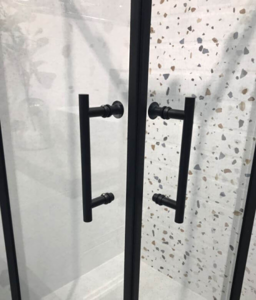 Душевой уголок Cezares Eco ECO-O-A-2-90-C-NERO 90x90 профиль черный, прозрачное стекло Душевой уголок Cezares Eco ECO-O-A-2-90-C-NERO 90x90 профиль черный, прозрачное стекло