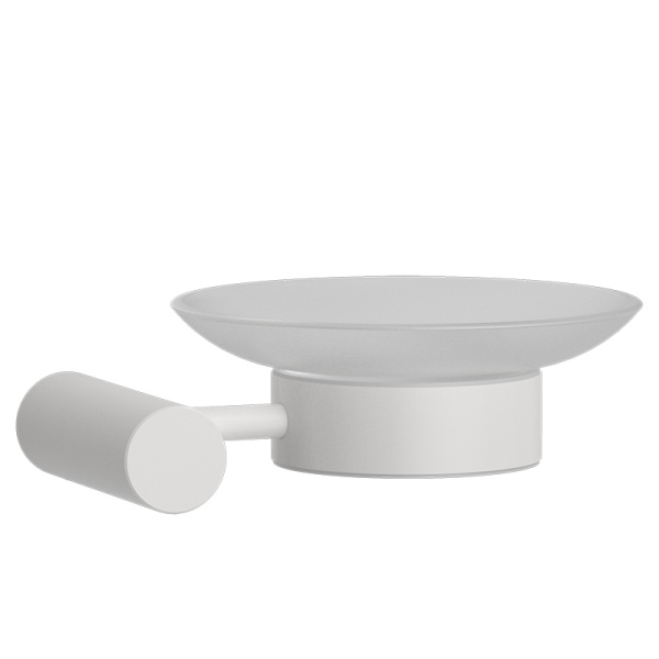 Мыльница подвесная AVS Slimmer с чашей, белый матовый