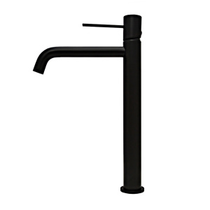 Смеситель для раковины AVS Slimmer высокий, черный матовый